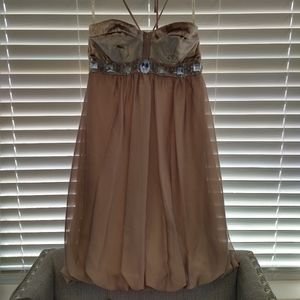 Cocktail Dress mixed fabric! So Chic!